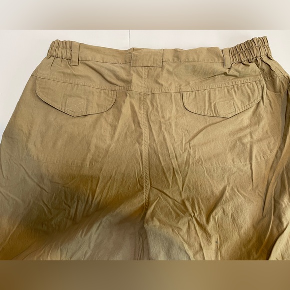 Mens World Wide Sportsman Ultimate Angler Convertible Pants Khaki Tan XL - Picture 3 of 7